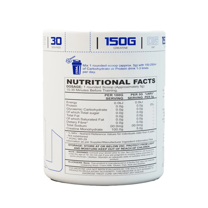 Creatine Monohydrate 150g
